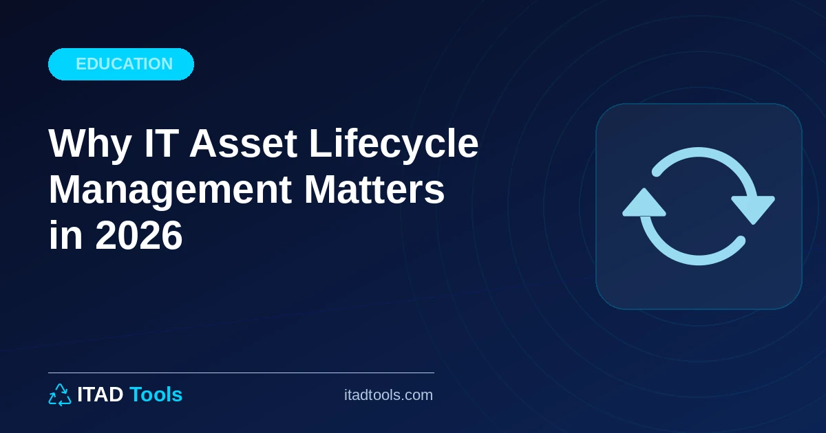 Why IT Asset Lifecycle Management Matters in 2026